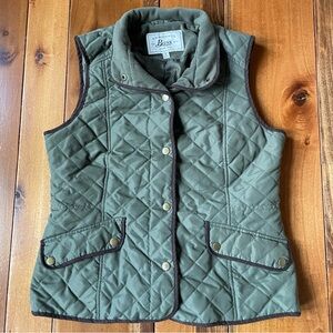 Women’s G.H. Bass & Co Quilted Green Vest
